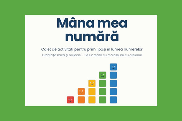 Mâna mea numără - caiet de lucru